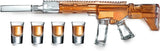 AR15 Whiskey Decanter and Glass Set - 22oz & 4 1oz Shot Glasses