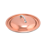 Mauviel Copper Curved Lid With Cast Stainless Steel Handle, 4.7-In