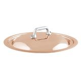 Mauviel Copper Curved Lid With Cast Stainless Steel Handle, 5.5-In
