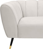 Beaumont Velvet Modern Chair – Luxurious Black Upholstery with Gold-Tipped Legs & Deep Tufting Comfort