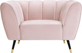 Beaumont Velvet Modern Chair – Luxurious Black Upholstery with Gold-Tipped Legs & Deep Tufting Comfort