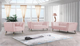 Beaumont Velvet Sofa - Luxurious Black Upholstery with Gold-Tipped Legs & Deep Tufted Comfort Design
