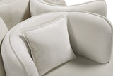 Circlet Velvet Round Sofa Settee with Gold Iron Legs - Elegant Contemporary Design for Your Home