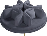 Circlet Velvet Round Sofa Settee with Gold Iron Legs - Elegant Contemporary Design for Your Home