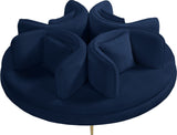 Circlet Velvet Round Sofa Settee with Gold Iron Legs - Elegant Contemporary Design for Your Home