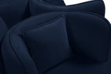 Circlet Velvet Round Sofa Settee with Gold Iron Legs - Elegant Contemporary Design for Your Home
