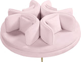 Circlet Velvet Round Sofa Settee with Gold Iron Legs - Elegant Contemporary Design for Your Home