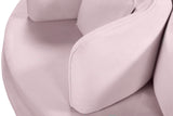 Circlet Velvet Round Sofa Settee with Gold Iron Legs - Elegant Contemporary Design for Your Home