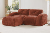 MYLO 80" Loveseat with 1 Ottoman