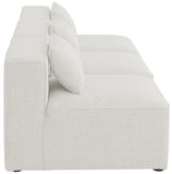 Cube Modular Sofa - Elegant Linen Textured Upholstery for Custom Comfort and Contemporary Style