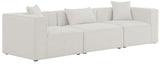 Cube Modular Sofa - Elegant Linen Textured Upholstery for Custom Comfort and Contemporary Style