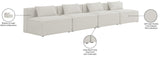 Cube Modular Sofa - Elegant Linen Textured Upholstery for Custom Comfort and Contemporary Style