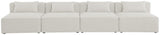 Cube Modular Sofa - Elegant Linen Textured Upholstery for Custom Comfort and Contemporary Style