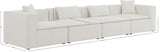 Cube Modular Sofa - Elegant Linen Textured Upholstery for Custom Comfort and Contemporary Style