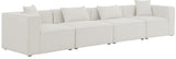 Cube Modular Sofa - Elegant Linen Textured Upholstery for Custom Comfort and Contemporary Style