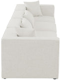 Cube Modular Sofa - Elegant Linen Textured Upholstery for Custom Comfort and Contemporary Style