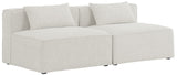 Cube Modular Sofa - Elegant Linen Textured Upholstery for Custom Comfort and Contemporary Style