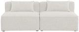 Cube Modular Sofa - Elegant Linen Textured Upholstery for Custom Comfort and Contemporary Style