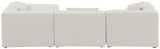Cube Modular Sectional Sofa - Elegant Linen Textured Design for Customizable Comfort & Style