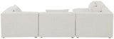 Cube Modular Sectional Sofa - Elegant Linen Textured Design for Customizable Comfort & Style