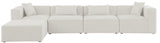 Cube Modular Sectional Sofa - Elegant Linen Textured Design for Customizable Comfort & Style