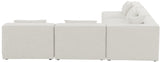 Cube Modular Sectional Sofa - Elegant Linen Textured Design for Customizable Comfort & Style