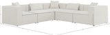 Cube Modular Sectional Sofa - Elegant Linen Textured Design for Customizable Comfort & Style