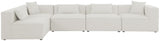 Cube Modular Sectional Sofa - Elegant Linen Textured Design for Customizable Comfort & Style