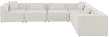 Cube Modular Sectional Sofa - Elegant Linen Textured Design for Customizable Comfort & Style
