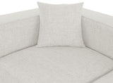 Cube Modular Sectional Sofa - Elegant Linen Textured Design for Customizable Comfort & Style