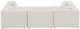 Cube Modular Sectional Sofa - Elegant Linen Textured Design for Customizable Comfort & Style