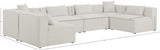 Cube Modular Sectional Sofa - Elegant Linen Textured Design for Customizable Comfort & Style