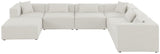 Cube Modular Sectional Sofa - Elegant Linen Textured Design for Customizable Comfort & Style