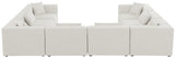 Cube Modular Sectional Sofa - Elegant Linen Textured Design for Customizable Comfort & Style