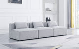 Cube Modular Sofa - Elegant Linen Textured Upholstery for Custom Comfort and Contemporary Style