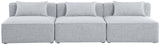 Cube Modular Sofa - Elegant Linen Textured Upholstery for Custom Comfort and Contemporary Style