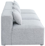 Cube Modular Sofa - Elegant Linen Textured Upholstery for Custom Comfort and Contemporary Style