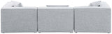 Cube Modular Sofa - Elegant Linen Textured Upholstery for Custom Comfort and Contemporary Style