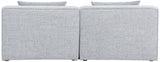 Cube Modular Sofa - Elegant Linen Textured Upholstery for Custom Comfort and Contemporary Style
