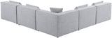 Cube Modular Sectional Sofa - Elegant Cream Linen Fabric with Customizable Configurations & Style