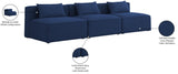 Cube Modular Sofa - Elegant Linen Textured Upholstery for Custom Comfort and Contemporary Style