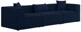 Cube Modular Sofa - Elegant Linen Textured Upholstery for Custom Comfort and Contemporary Style
