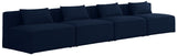 Cube Modular Sofa - Elegant Linen Textured Upholstery for Custom Comfort and Contemporary Style