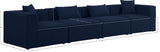 Cube Modular Sofa - Elegant Linen Textured Upholstery for Custom Comfort and Contemporary Style