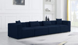 Cube Modular Sofa - Elegant Linen Textured Upholstery for Custom Comfort and Contemporary Style