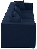 Cube Modular Sofa - Elegant Linen Textured Upholstery for Custom Comfort and Contemporary Style