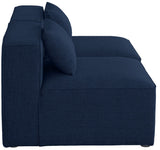 Cube Modular Sofa - Elegant Linen Textured Upholstery for Custom Comfort and Contemporary Style