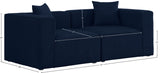 Cube Modular Sofa - Elegant Linen Textured Upholstery for Custom Comfort and Contemporary Style
