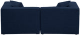 Cube Modular Sofa - Elegant Linen Textured Upholstery for Custom Comfort and Contemporary Style