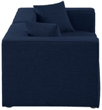 Cube Modular Sofa - Elegant Linen Textured Upholstery for Custom Comfort and Contemporary Style